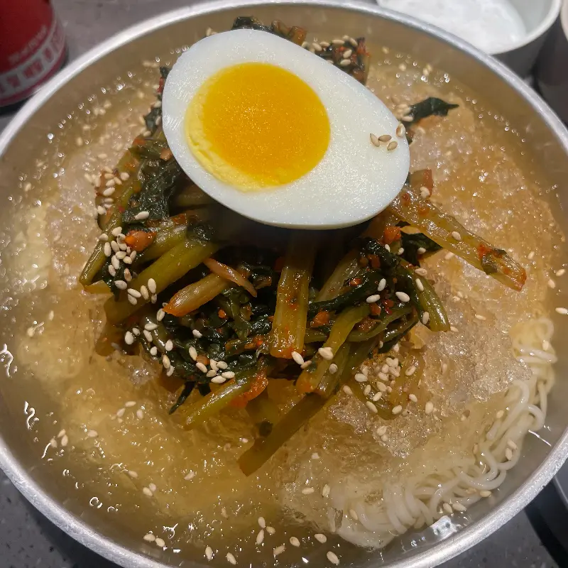 시원한 열무국수