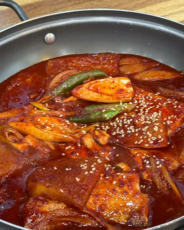 갈치조림 확대샷