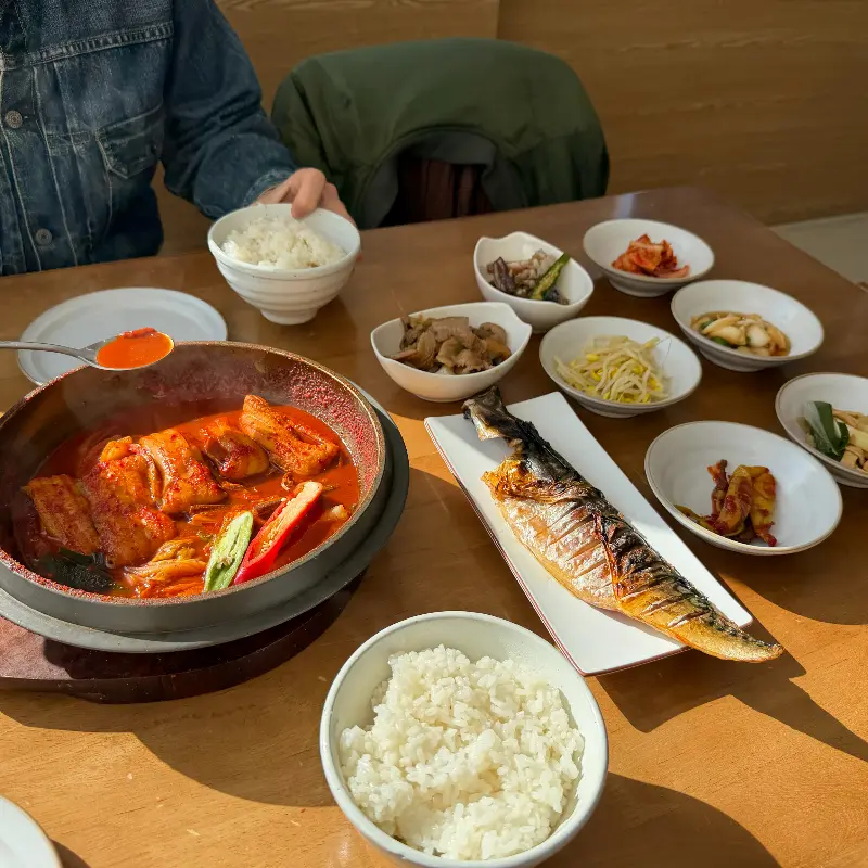 푸짐한 한상차림