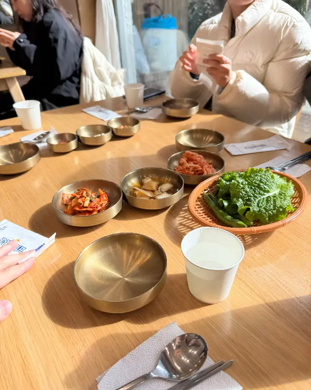 섬누들 기본 반찬