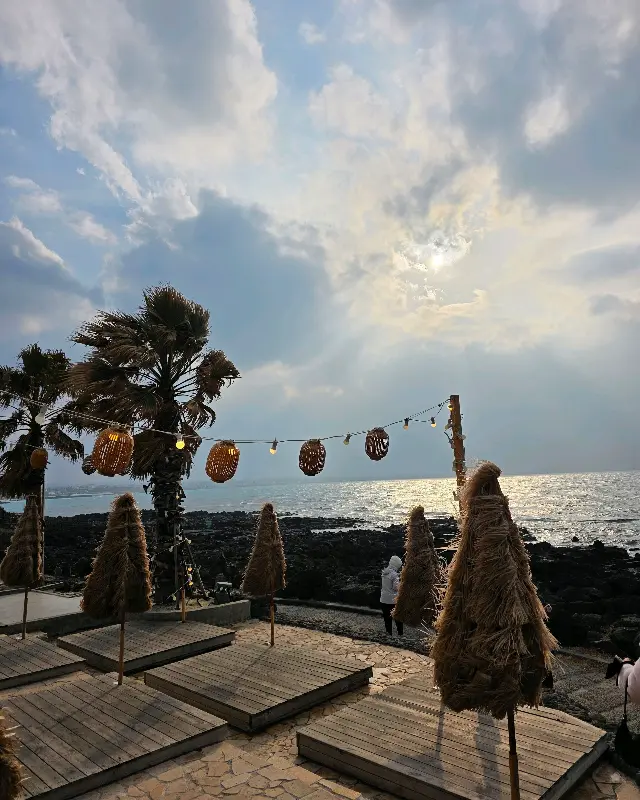 해지개 야외 테이블 좌석