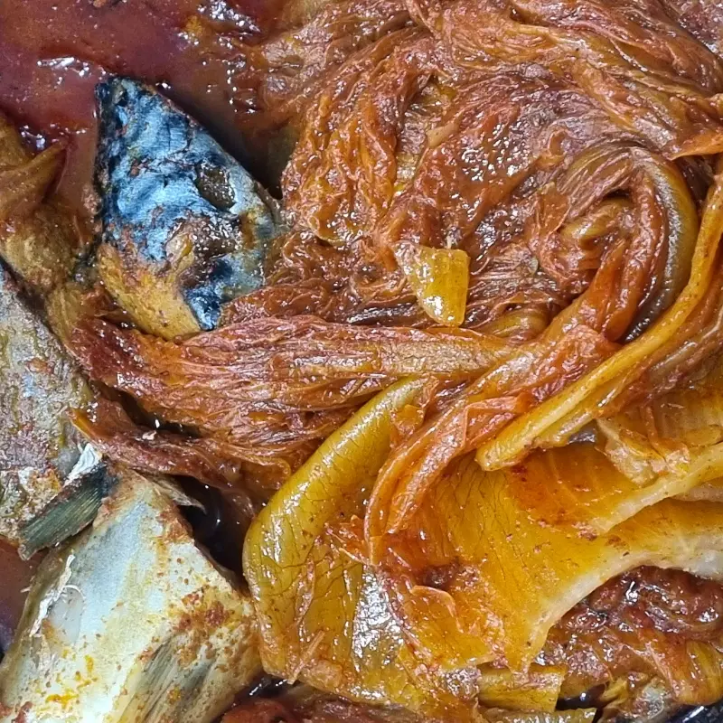 고등어와 묵은지의 환상적인 조합