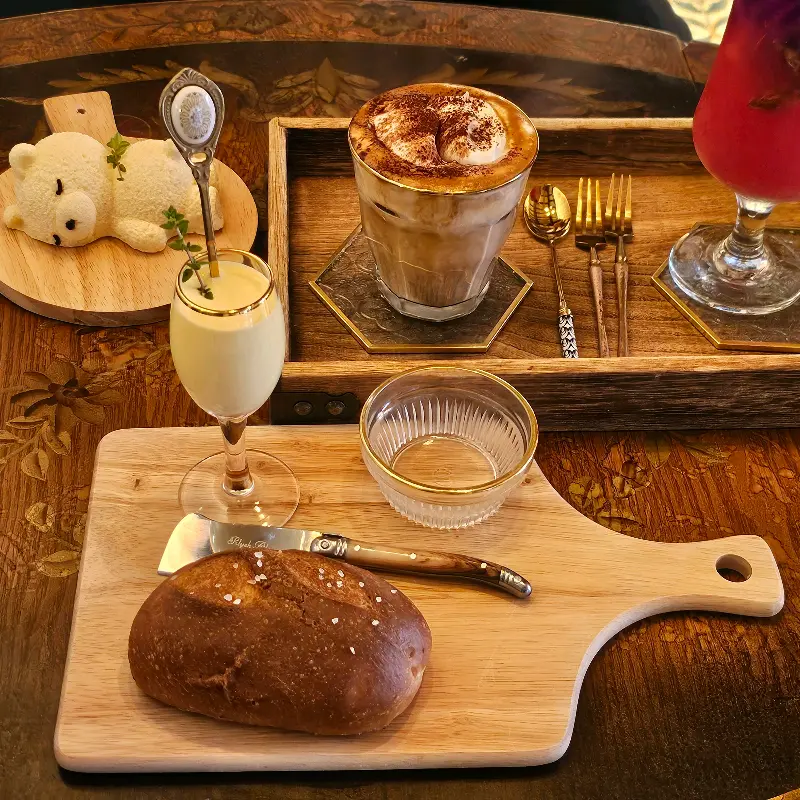 1938 함덕차관의 디저트와 음료