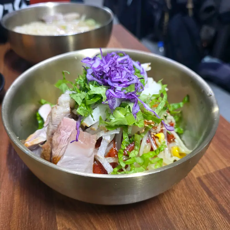 비빔국수 비주얼