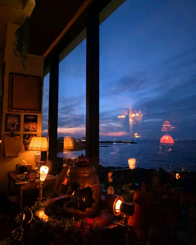 노을 지는 풍경