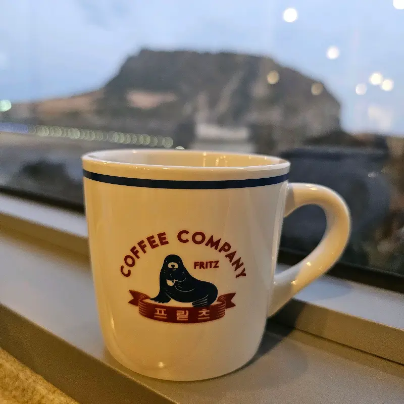 프릳츠 제주성산점의 메뉴판