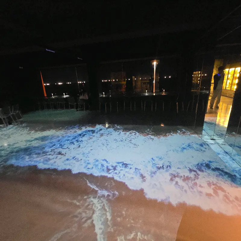 휴즐리 2층 파도 스크린