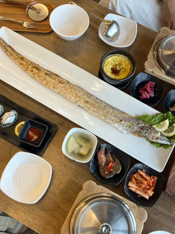 1미터 통갈치구이