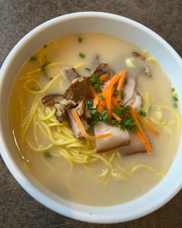 고기국수 근접샷