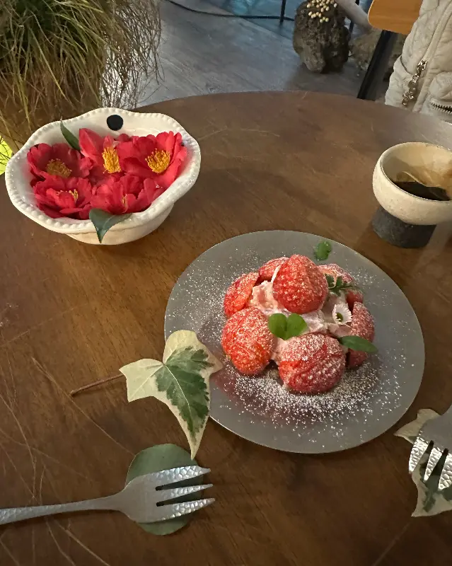 카페 내부의 아늑한 분위기