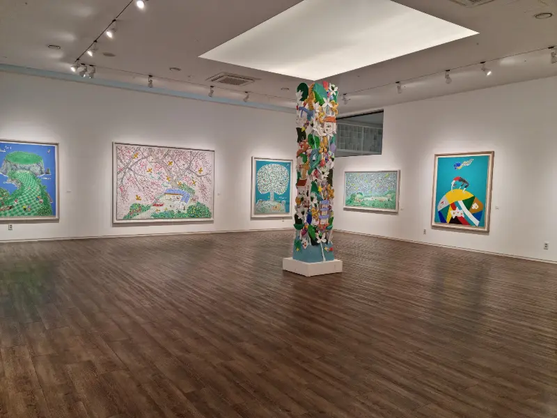 카페 아오오의 내부 인테리어