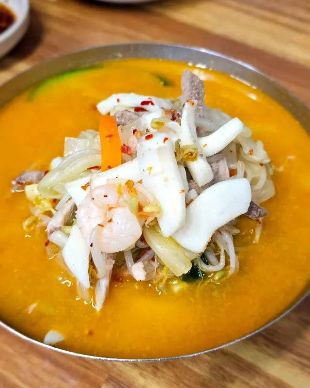 아서원 짬뽕 근접샷