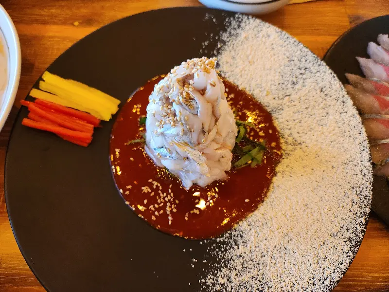 신선한 쌈 채소