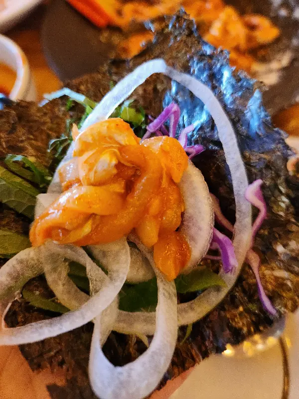 고등어회 한 상 차림