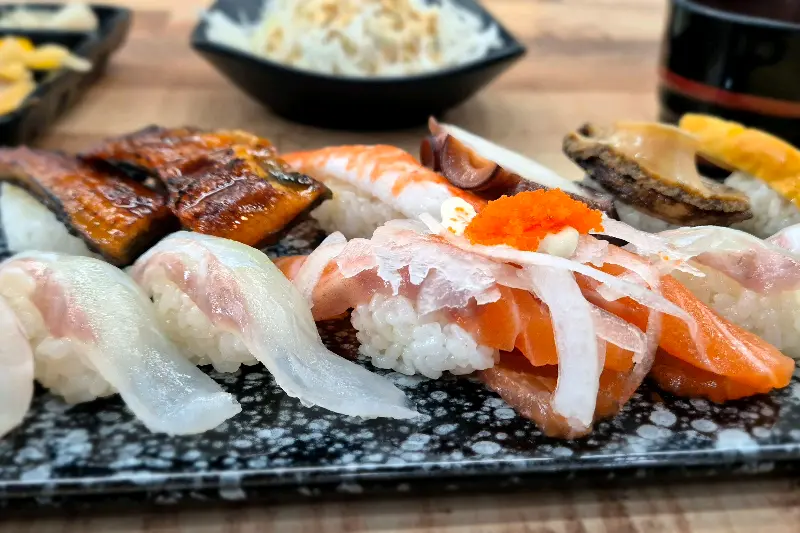 다양한 종류의 초밥