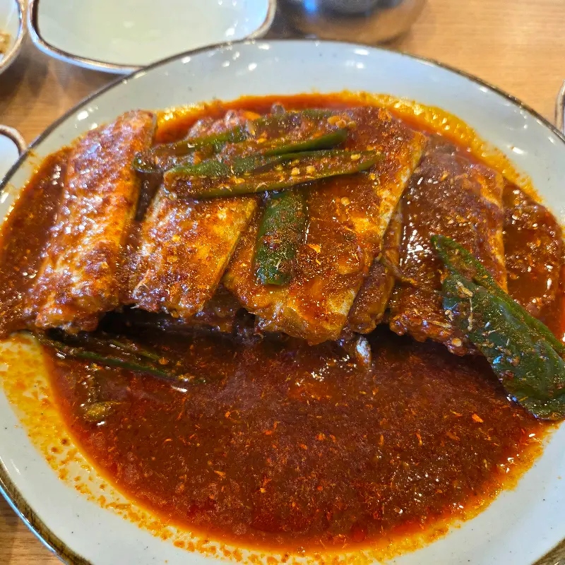 갈치조림 클로즈업