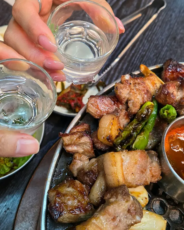 흑돼지 비계 부분 확대 사진