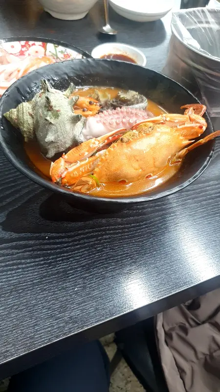 해산물이 가득한 해녀짬뽕