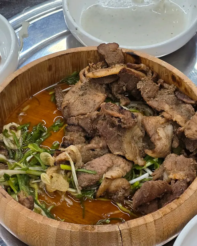 고기가 들어간 된장찌개