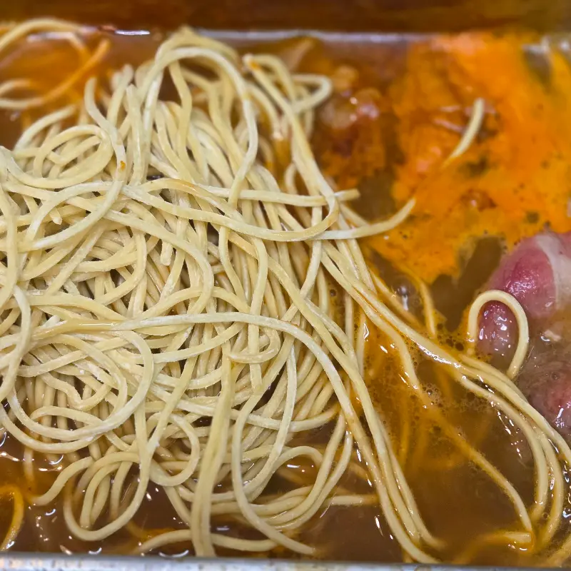 해물칼국수의 면발