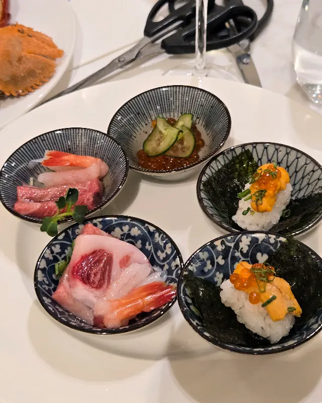 다양한 해산물 요리