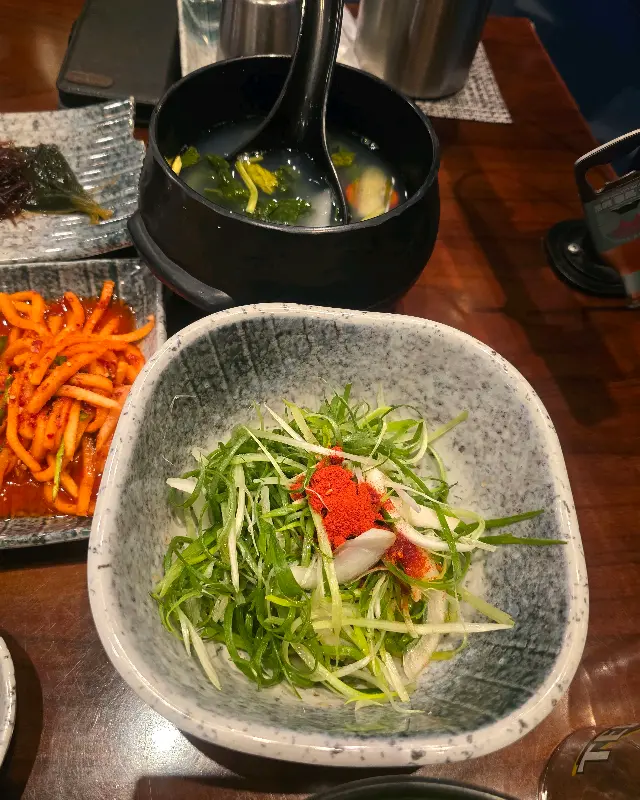 몬트락 밑반찬 클로즈업