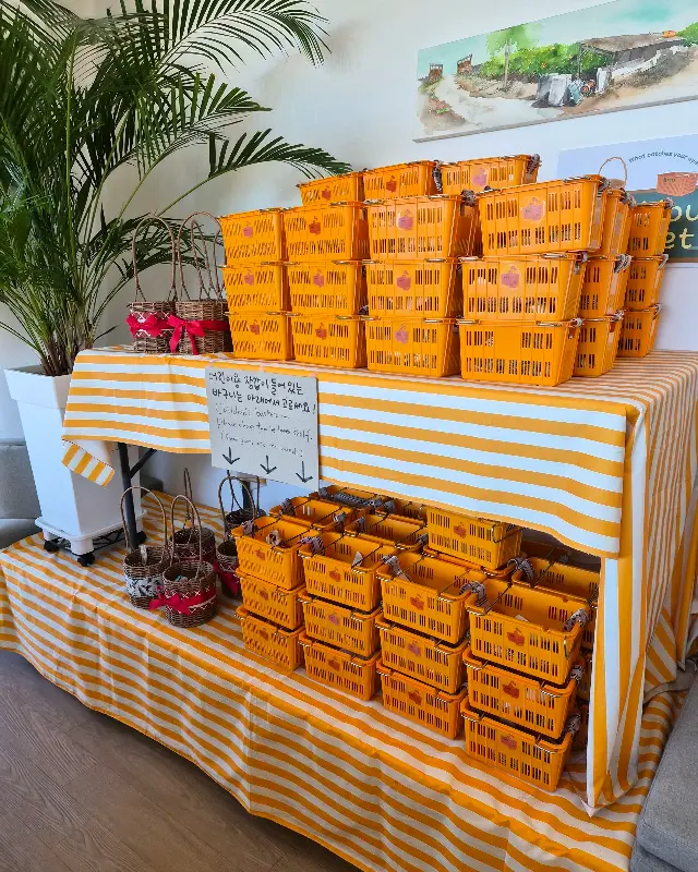 감귤 체험 바구니