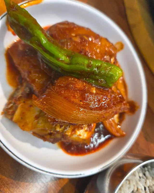 갈치조림 속 갈치