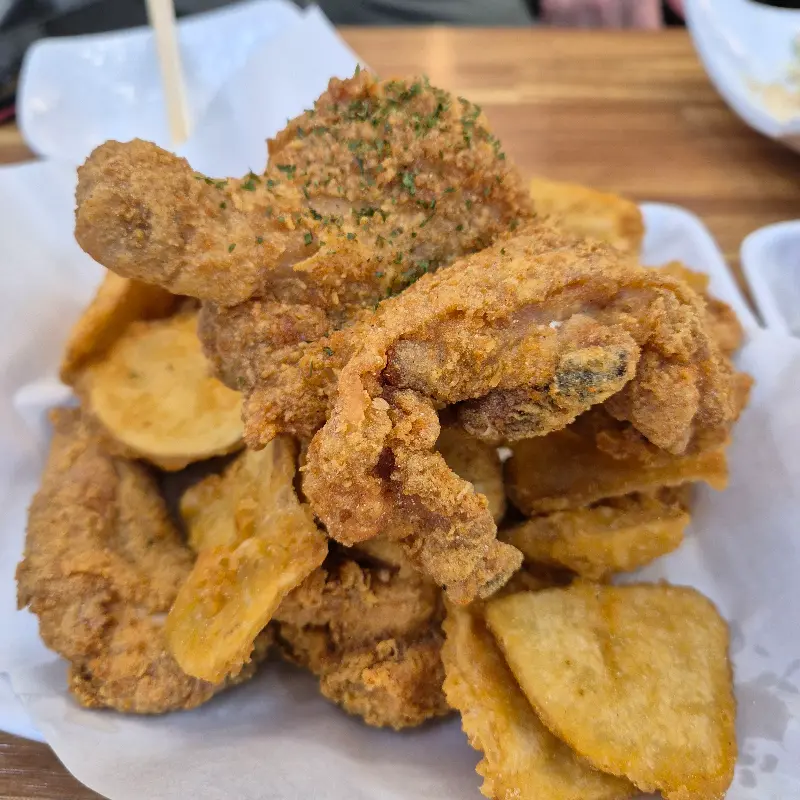 이도통닭 메뉴판