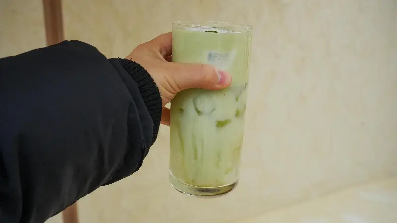 와보다 말차라떼