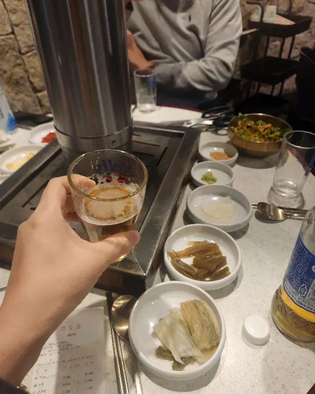 시원한 맥주 한 잔