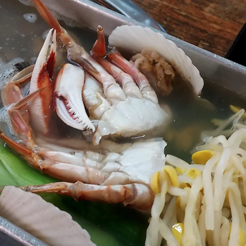 해산물 디테일 샷