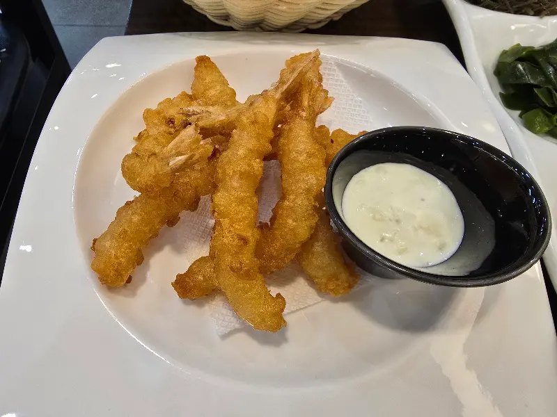 황금빛 새우튀김