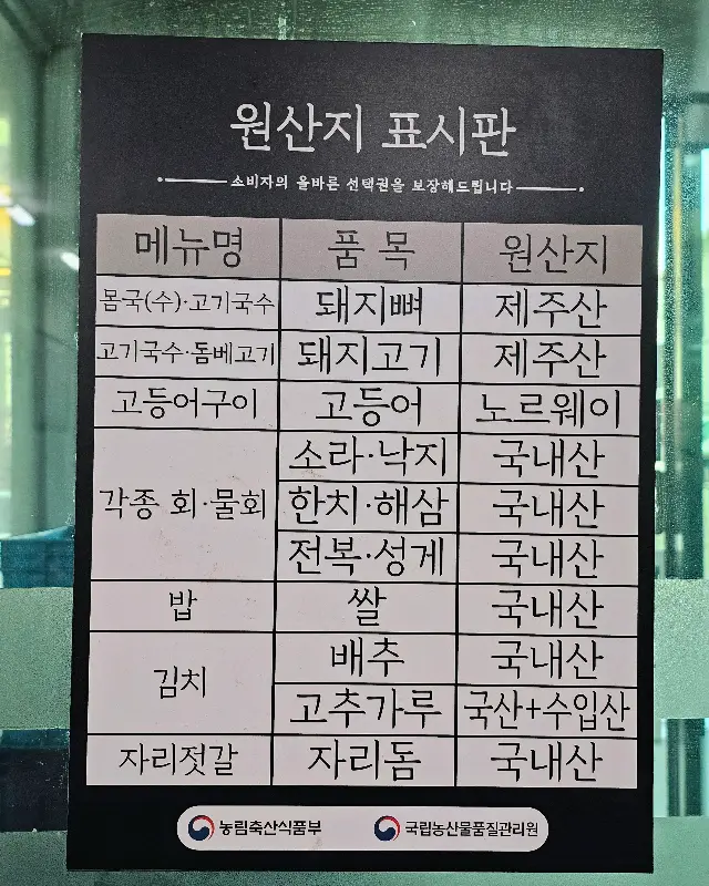 원산지 표시