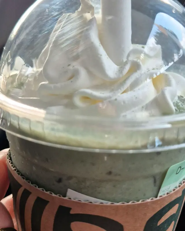 제주 쑥떡 크림 프라푸치노