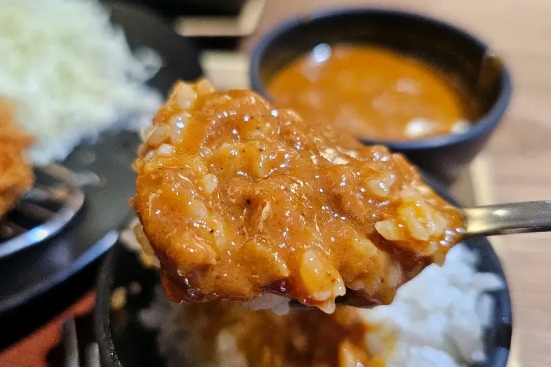 카레와 밥을 함께