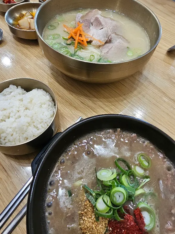 고기국수와 고사리육개장