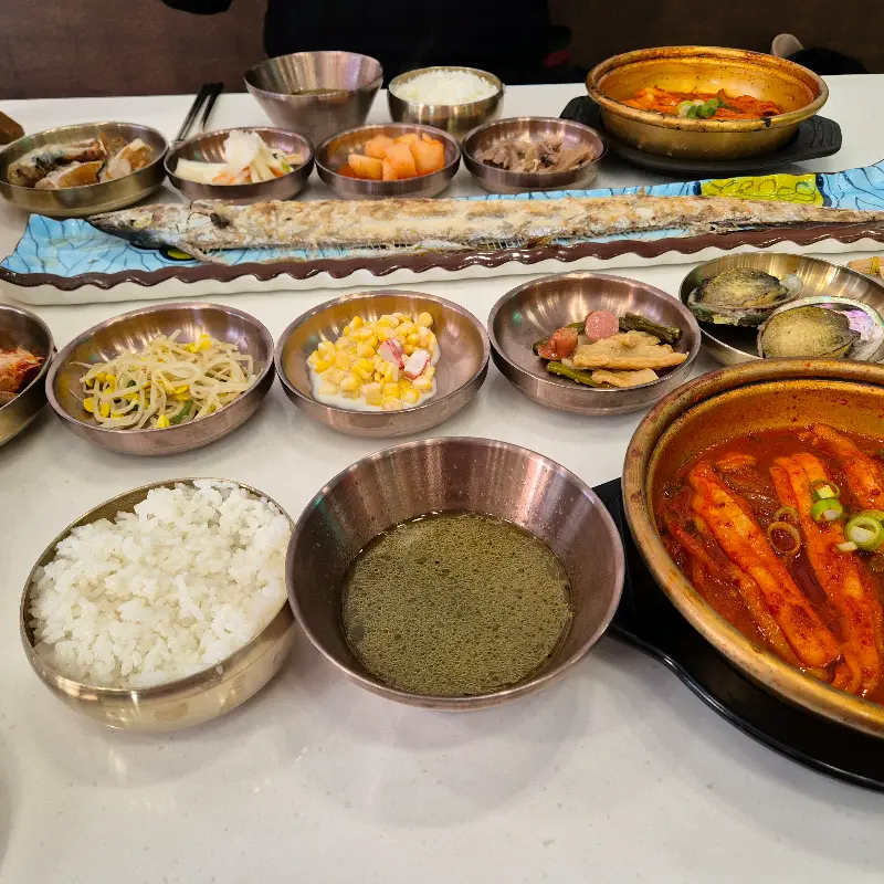 먹음직스러운 순살 갈치조림 클로즈업