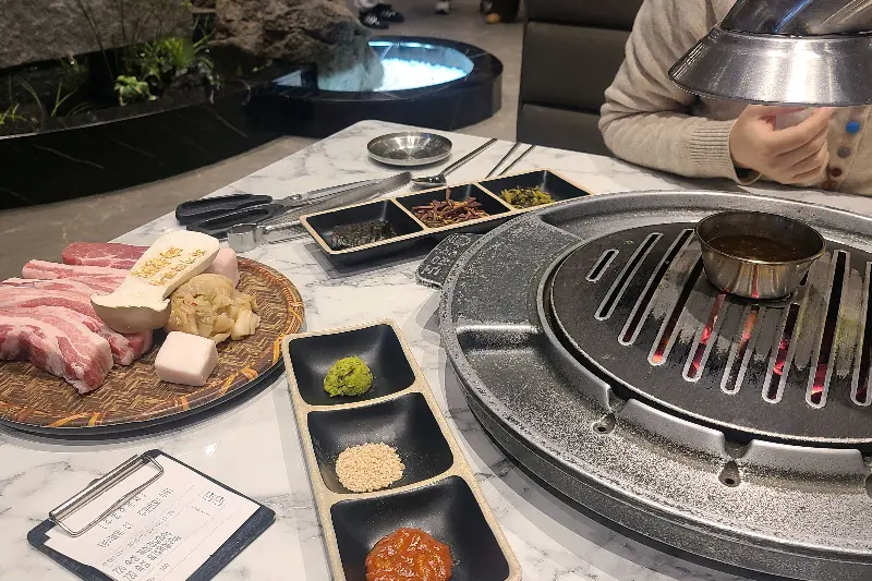 숙성도 테이블 세팅