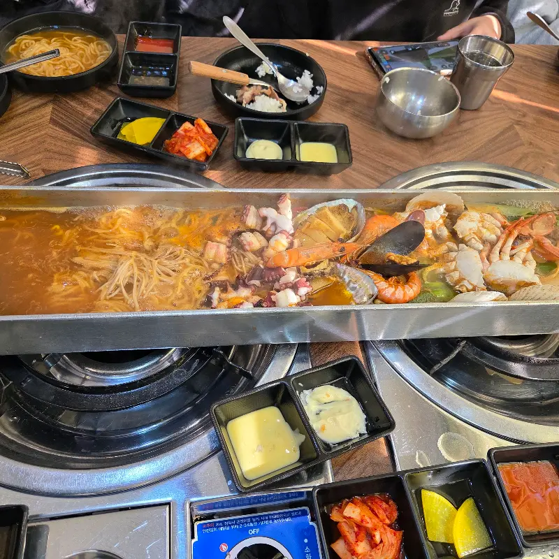 해물 샤브 라면