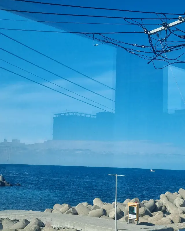 빈투지에서 바라본 탁 트인 바다 뷰