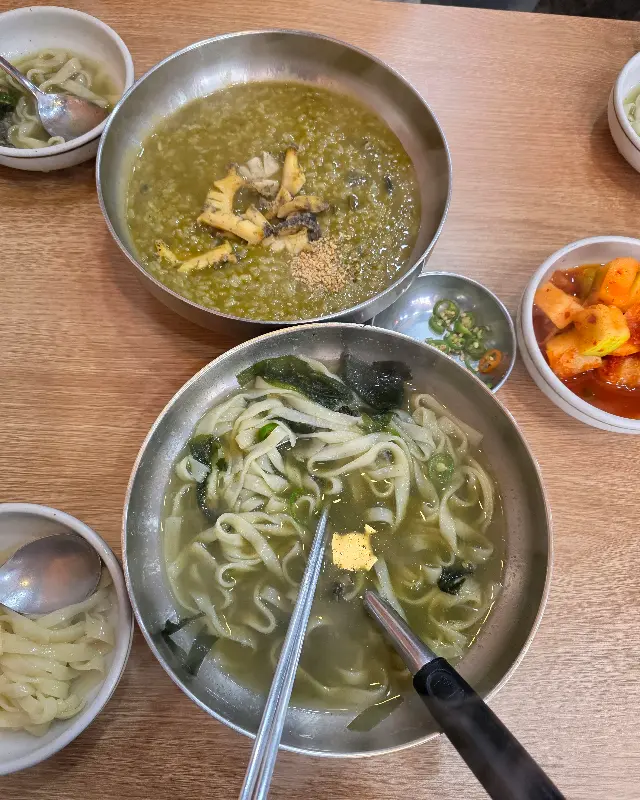 보말칼국수와 보말전복죽