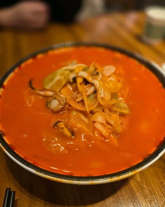 해물이 듬뿍 들어간 짬뽕