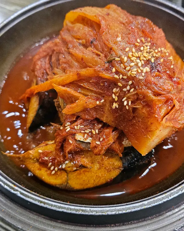 고등어 김치찜 근접 사진