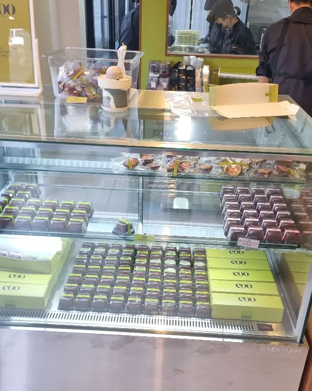 쇼케이스 내부 모습