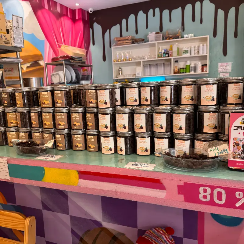 다양한 종류의 초콜릿