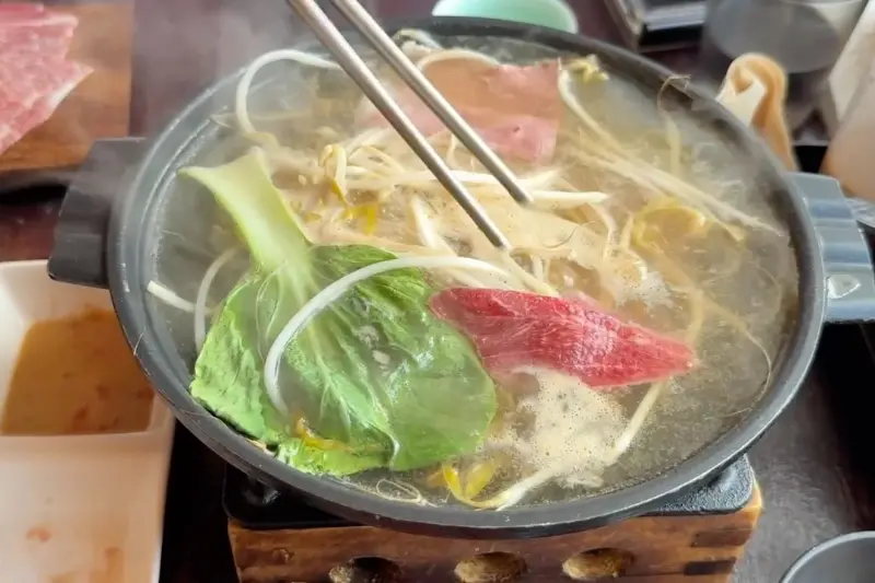 말고기 샤브샤브