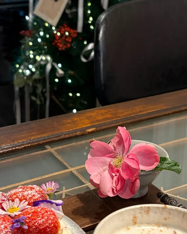 딸기 티라미수의 아름다운 모습