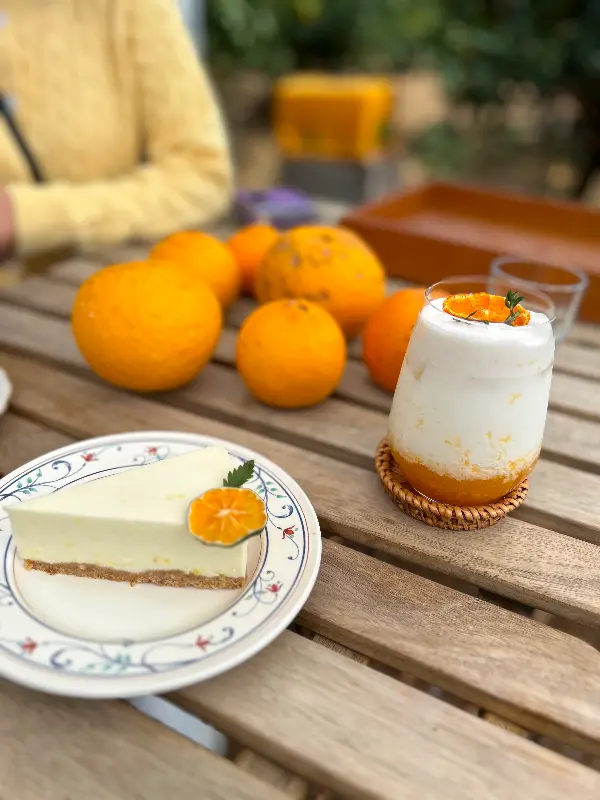 귤꽃다락 치즈 케이크