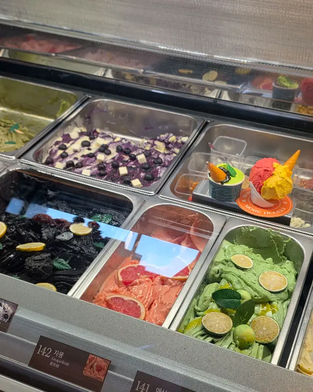 휴즐리 젤라또 쇼케이스